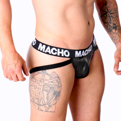 Macho - Mx25Nc Jock Cuir Noir M
